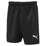 Shorts Puma Liga - Infantil BRANCO/PRETO