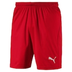 Shorts Puma Liga Liga - Masculino VERMELHO/BRANCO