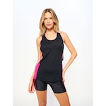 Camiseta Regata Bodyforsure Nadador Mountain - Feminina PRETO