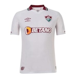 Camisa do Fluminense 2022 Umbro II Patrocinio Betano - Masculina BRANCO