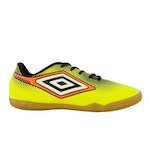 Chuteira Futsal Umbro Cannon - Adulto Amarelo/Laranja