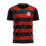 Camisa Braziline Flamengo Arbor Infantil PRETO