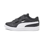 Tênis Puma Rickie Classic - Infantil PRETO/BRANCO