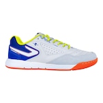 Chuteira Futsal Topper  Dominator Pro V - Adulto BRANCO/AZUL