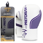 Luva Boxe/Muay Thai First Fx1 BRANCO/ROXO CLA