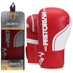 Luva Boxe/Muay Thai First Fx1 VERMELHO/BRANCO