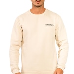 Blusão de Moletom sem Capuz Rip Curl Careca Brand Logo Wt24 Vintage - Masculino Off White