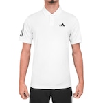 Camisa Polo adidas Tennis Club 3-Stripes - Masculina BRANCO