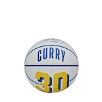 Bola de Basquete Nba Wilson Player Icon Mini - Stephen Curry Unissex Wilson BRANCO