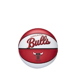 Bola de Basquete Nba Wilson Team Retro Mini - Chicago Bulls Unissex Wilson VERMELHO/BRANCO