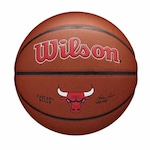 Bola de Basquete Wilson Nba Chi Bulls VERMELHO/LARANJA