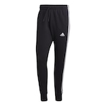 Calça adidas Jogger Essentials 3-Stripes - Masculina PRETO/BRANCO