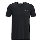 Camiseta Under Armour Seamless Grid - Masculina PRETO