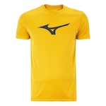 Camiseta Mizuno Spark Big Logo - Masculina Amarelo/Preto