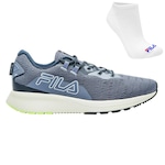 Kit Tênis Fila Ride + Meia - Masculino AZUL/BRANCO