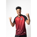 Camisa Jogo Copa Do Nordeste 2024 Vitória - Masculina Vermelho/Preto