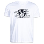 Camiseta New Era Regular Brooklyn Nets All Sport Art - Masculina BRANCO