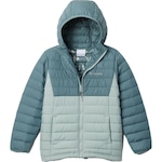 Jaqueta Columbia Powder Lite Hooded Infantil VERDE