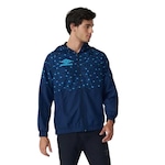 Jaqueta Corta Vento com Capuz Umbro Connection - Masculina AZUL ESCURO