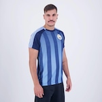 Camisa do Manchester City Stripes - Masculina AZUL ESCURO