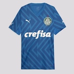 Camisa de Goleiro Puma Palmeiras I 2024 - Masculina AZUL