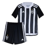 Uniforme de Futebol 1 do Atlético Mineiro 24/25 adidas - Infantil BRANCO