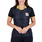 Camiseta do Santos Braziline Free - Feminina PRETO