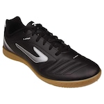 Chuteira Futsal Topper Dominator 3 Ad - Adulto PRETO/BRANCO