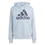 Blusão de Moletom com Capuz adidas Essentials French Terry Big Logo - Masculino AZUL ESC/AZUL