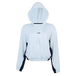 Blusão de Moletom com Capuz Fila Block Sports - Feminino AZUL