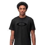 Camiseta Oakley O-Ellipse Tee - Masculina CINZA ESCURO/PRETO