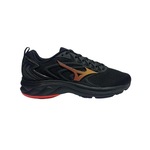 Tenis Mizuno Space 4 - Masculino PRETO/VERMELHO