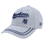 Boné New Era 39Thirty New York Yankees Hiphop - Fechado - Adulto CINZA