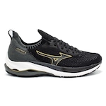 Tênis Mizuno Wave Zest - Masculino PRETO/BRANCO/CINZA