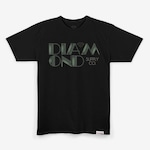 Camiseta Diamond Retro Tone Tee Masculino PRETO