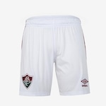 Calção do Fluminense 1 2024 Umbro Oficial - Masculino BRANCO/VINHO