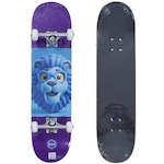 Skate Montado Hondar Leo Iniciante ROXO/BRANCO