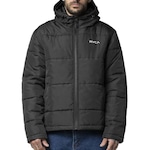 Jaqueta com Capuz RVCA Balance Puffer - Masculina PRETO