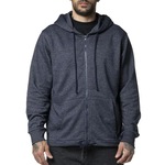 Jaqueta de Moletom RVCA Yokon 1/4 Zip - Masculina AZUL ESCURO