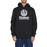 Blusão de Moletom Element Canguru Vertical - Masculino PRETO