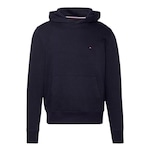 Blusão de Moletom com Capuz Tommy Hilfiger Flag Logo Hoody - Masculino AZUL ESCURO