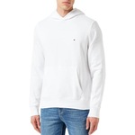 Blusão de Moletom com Capuz Tommy Hilfiger Flag Logo Hoody - Masculino BRANCO