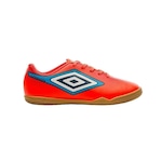 Chuteira Futsal Umbro Cannon Jr - Infantil LARANJA/AZUL