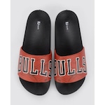 Chinelo Slide Rider R23 NBA - Unissex PRETO/VERMELHO