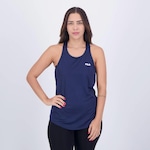 Camiseta Regata Fila Basic Sports Polygin - Feminina AZUL ESCURO