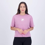 Camiseta Fila White F-Box - Feminina ROSA