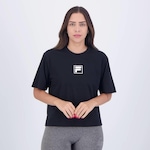 Camiseta Fila White F-Box - Feminina PRETO