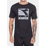 Camiseta Diadora Brindle Logo - Masculina PRETO