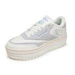 Tênis Reebok Club Extra Chalk Pure Grey 2 Vintage - Unissex BRANCO