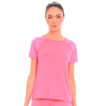 Camiseta Manly Blusa Manga Curta Flex Feminina ROSA